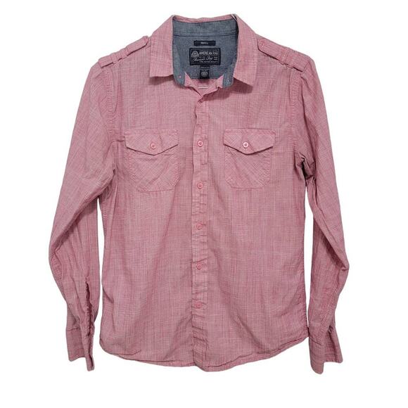 American Rag Button Down Top Pink Small 478 - Picture 1 of 11